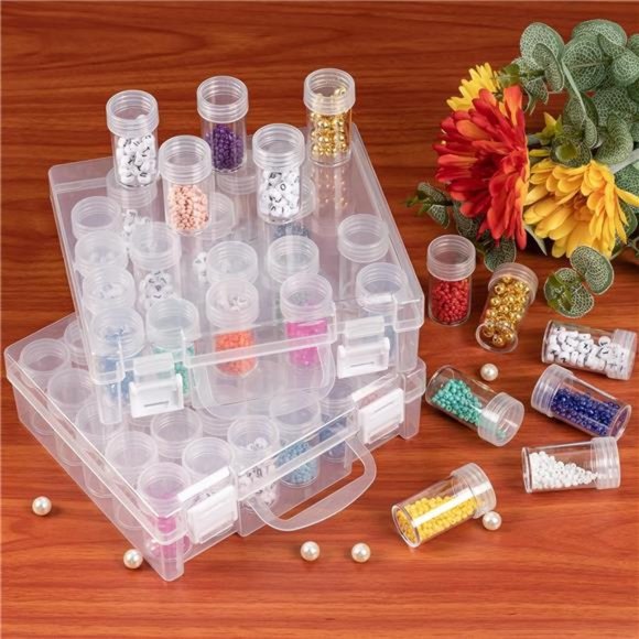 Bead Organizer, Bead Containers, 30 Grids Diamond Painting Storage Containers - Picture 5 of 8
